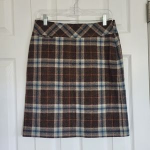 L.L. Bean Favorite Fit Wool Skirt